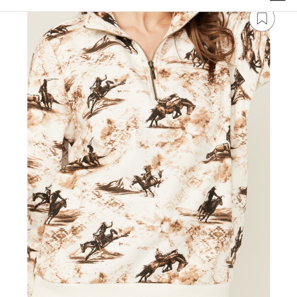 Wrangler Women's Retro Print Pullover - Picture 2 of 3